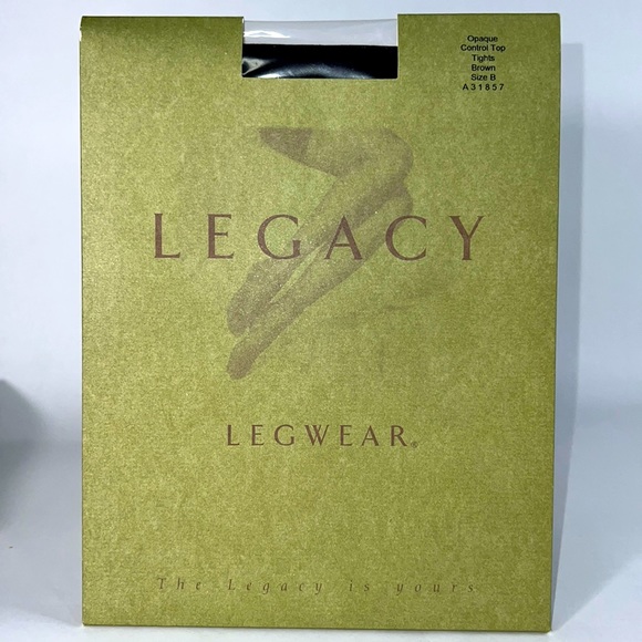 QVC Legacy Legwear Opaque Control
Top Tights Brown Size B A31857
NIP USA - Picture 1 of 6